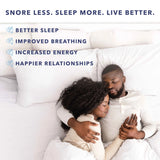 Improved breathing during sleep.