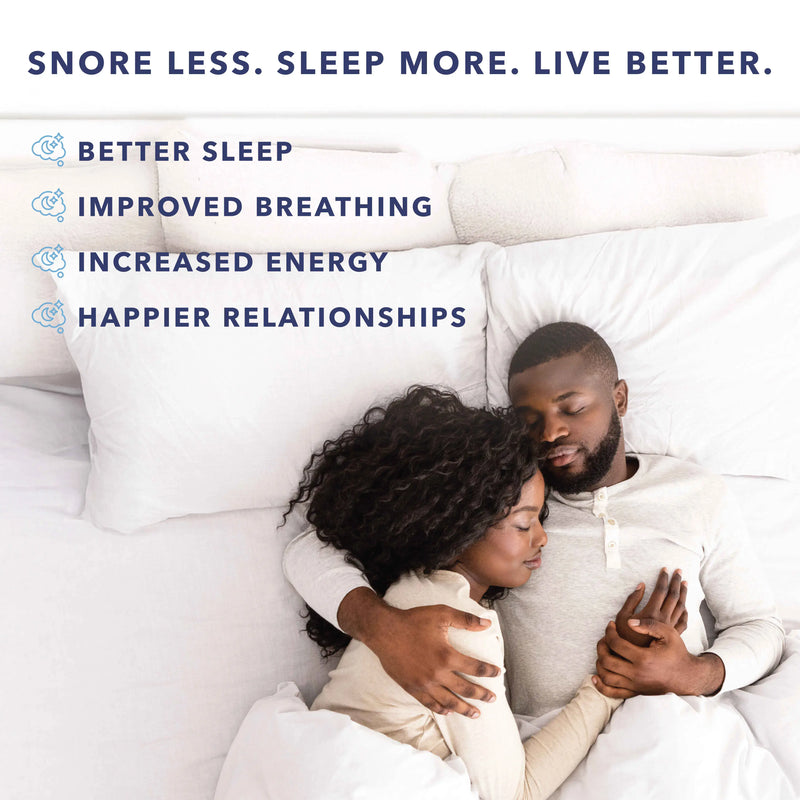 Improved breathing during sleep.